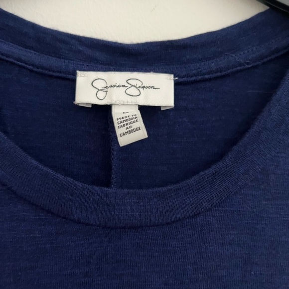 Jessica Simpson blue dress size L D-8 - Picture 3 of 5